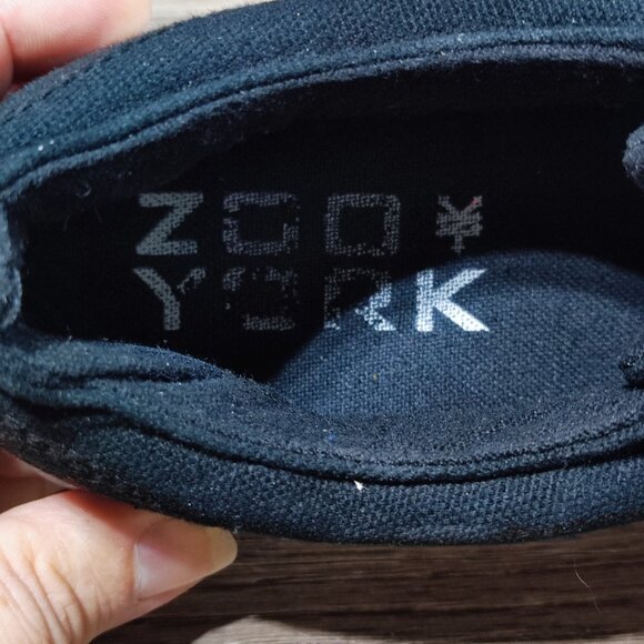 Zoo York Canvas Low Top Skater Sneaker Men's Youth Size 6 Black Athletic Shoes - Picture 9 of 10